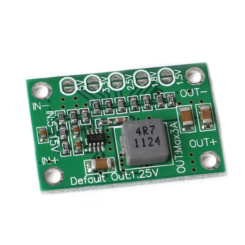 

DC Step Down Power Converter Board 5-16V To 1.25V 1.5V 1.8V 2.5V 3.3V 5V 3A