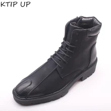 Новинка; сезон весна-осень; мужские Ботинки martin; Мужская обувь; мотоботы для взрослых; Теплые ботильоны; зимняя обувь; мужская обувь