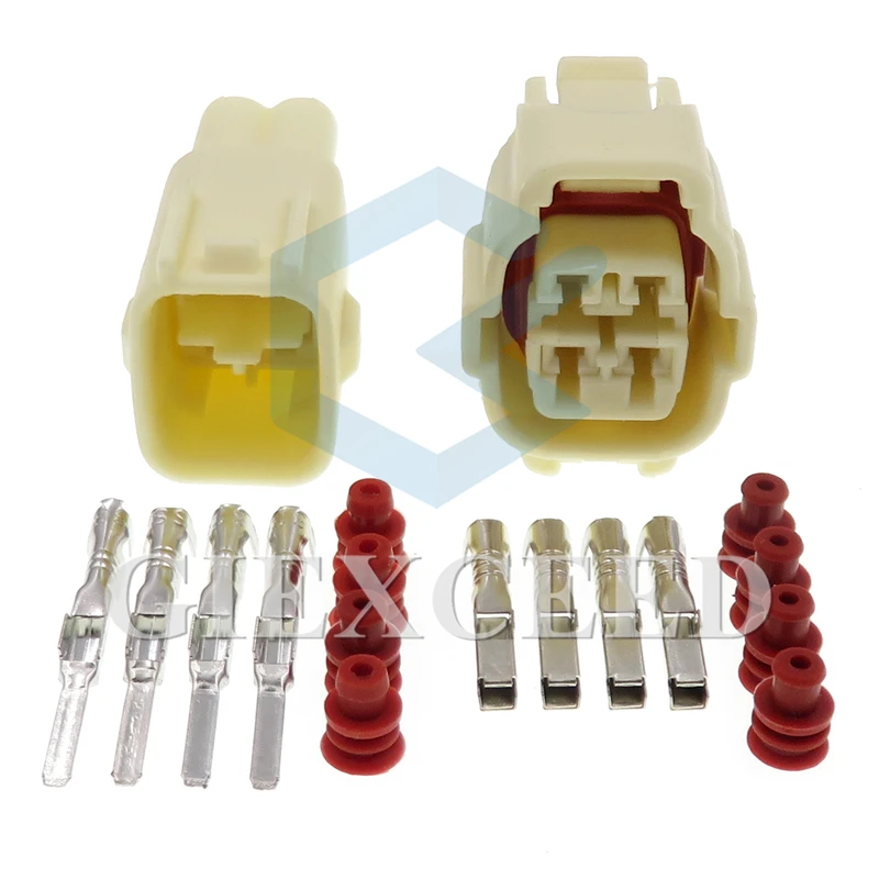 

4 Pin Auto Rear Oxygen Sensor Wiring Harness Connector 7283-7040-10 7282-7040-10 Female Socket Male Plug For Toyota