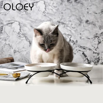 

Ceramics Pet Dog Feeders Drinker Bowls Animal Picture Anti Skid Outdoor Travel Food Water Bowls Dish For Dog Cat Puppy Supplies