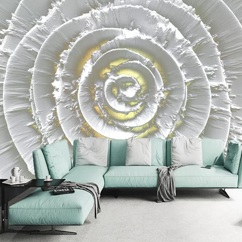 

Drop Shipping Photo Wallpaper 3D Stereo Luxury Golden Flowers Murals TV Sofa Bedroom Creative Home Decor Waterproof 3D Sticker