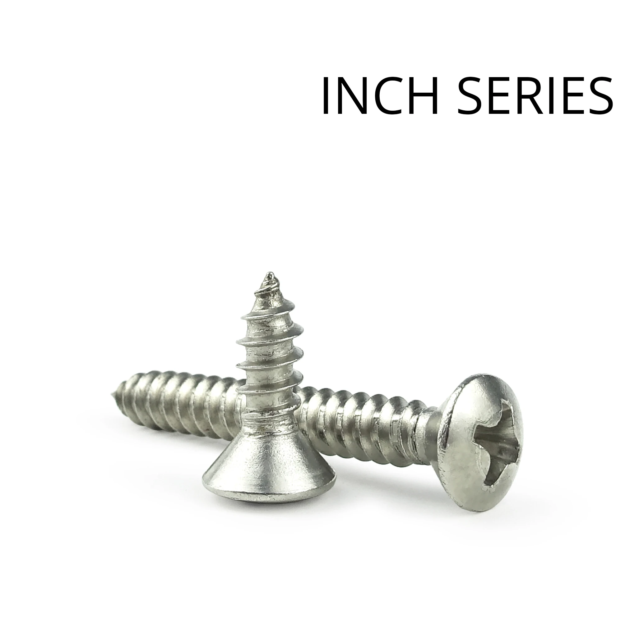 

INCH SERIES Self-Tapping Drilling Screws 304 Stainless Steel Tornillos Sheet Metal Screw Wood Screws Oval Head Phillips