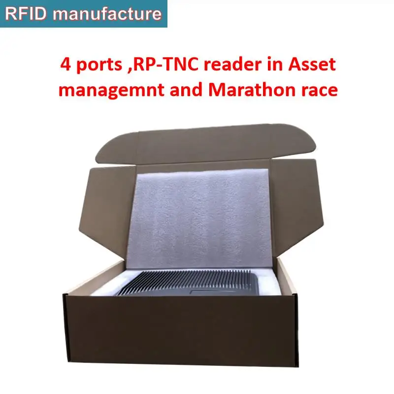 8 портов UHF RFID считыватель rfid RP-TNC пассивный epc 865~ 868Mh impinj r2000 для rfid тегов синхронизации транспондеров гонки мат в беговой гонке