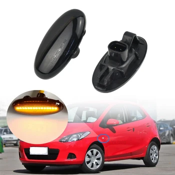 

For Mazda 2 2003-2014 For Mazda 3 5 6 BT-50 MPV Car LED Dynamic Side Marker Indicator Sequential Blinker Lamp Turn Signal Light