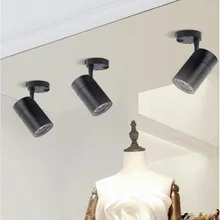 Потолочный светильник, Точечный светильник, светодиодные монтируемые светильники 7 Вт 30 Вт, вращающийся потолочный светильник, семейный магазин, настенный светильник AC220V