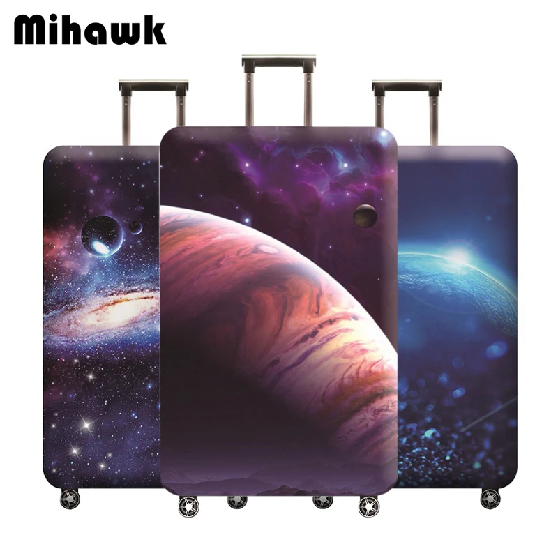 

Mihawk Planet Pattern Design Luggage Protective Cover Thicken Elastic Suitable18-32 Inch Protector Dust Bag Case Trunk Accessory