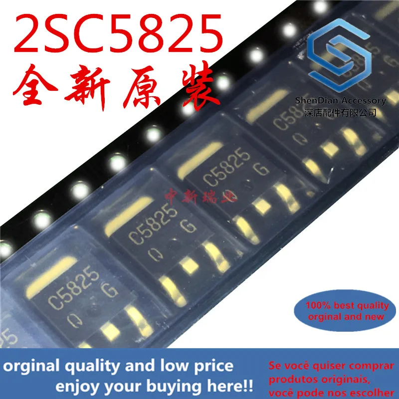 

ТРАНЗИСТОР 2SC5825 NPN для трафаретной печати C5825 SOT-252 горячая Распродажа, 5 шт.