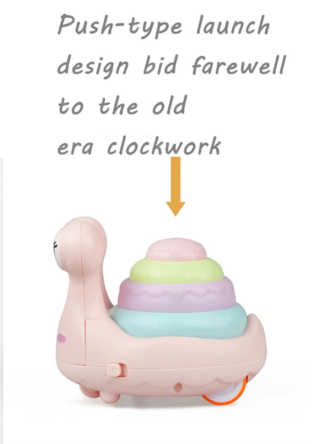 Explosive animal cute turtle snail car pull back car children Clockwork toy plastic neutral funny cartoon puzzle press toy gift