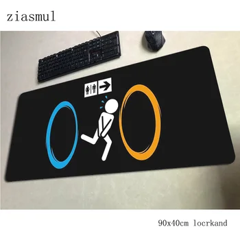 

portal 2 pad mouse gel computer gamer mouse pad 900x400x3mm padmouse Birthday mousepad ergonomic gadget office desk mats