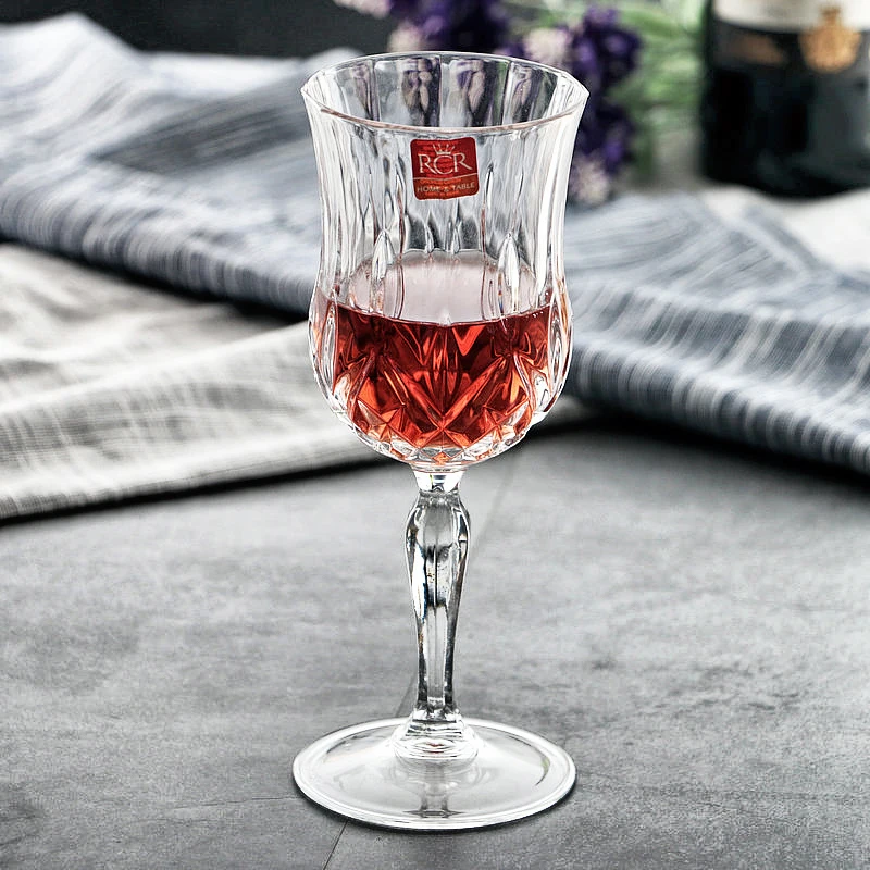 Criativo cristal claro copo de vinho vintage
