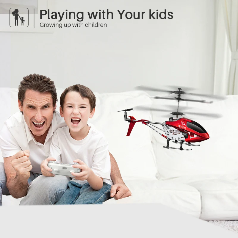 New Arrival SYMA RC Helicopter S107H With Hover Function 3.5CH RC helicopters present flying toys For Boys Children