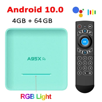 

Wholesale A95X R5 Android 10.0 TV Box 4GB 64GB RK3318 5G Wifi Bluetooth 4K 4G 32G Smart TVbox Android10 Set Top Box Voice Remote