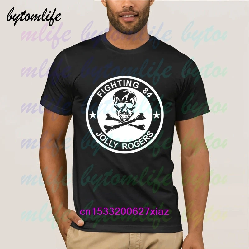 Футболка Vf 84 Jolly Rogers летняя черная футболка с принтом популярная рубашка