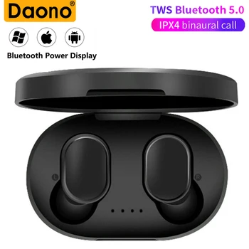 

A6S TWS Bluetooth Headsets PK Redmi Airdots Wireless Earbuds 5.0 Earphones Noise Cancelling Mic Charging Box PK i200 i500 TWS