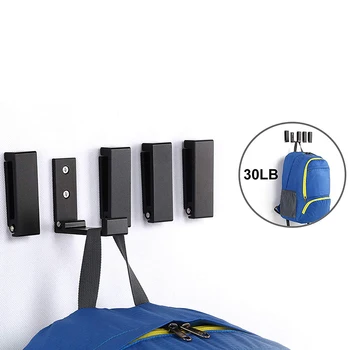

Foldable Hook, Heavy Duty Hook Super Waterproof Hanger for Robes, Coats, Towels, Keys, Bags, Home, Kitchen, Bathroom (Set Of 5)