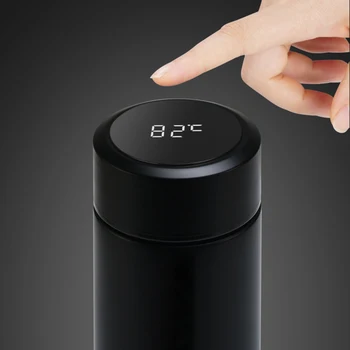 

Milk Cup Thermal Water Stainless Mug 304Stainless Fashion Display Smart Waterproof Screen Bottle Coffee Touch LCD Steel Thermos