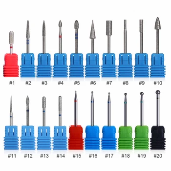 

1pc Milling cutter for manicure set Nail Drill Bit Eletric Pedicure Machine Equipment Cuticle Tools Drill Accessories Nail Files