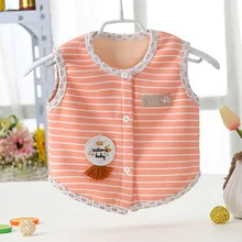 Жилет в Корейском стиле; цветной хлопковый бархатный жилет; теплый жилет для малышей; jiahe rou; пальто для младенцев