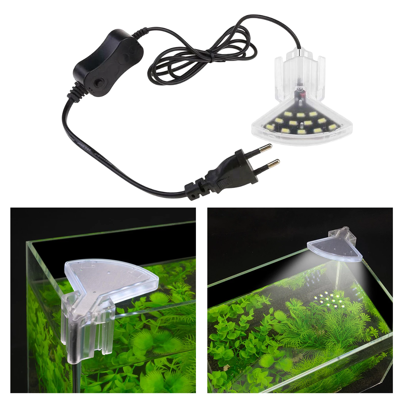 Mini Waterproof Clip LED Aquarium Light Tank Aquatic Plants Grow Lamp Home Decoration Fish Tank Accessories