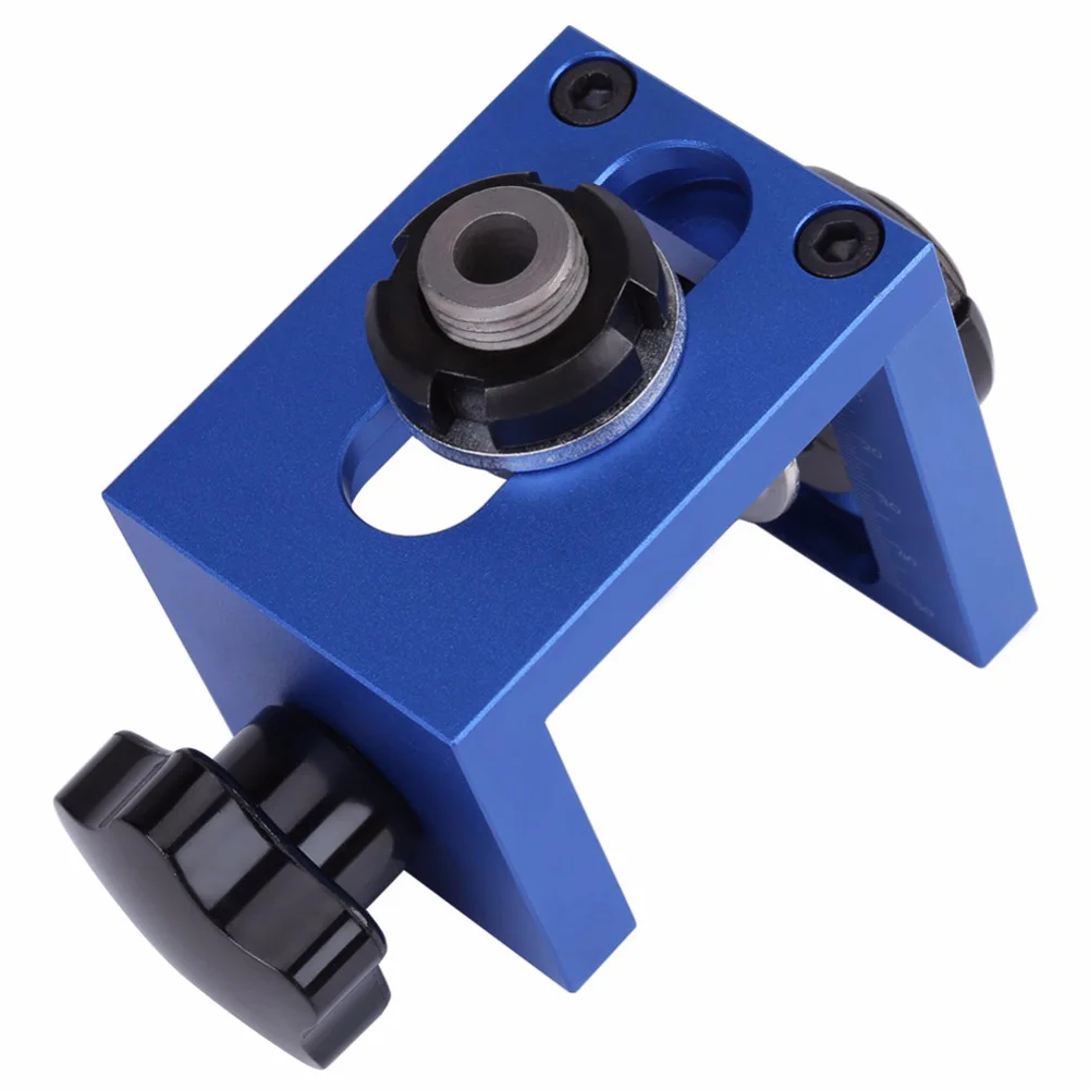

Drilling Locator Positioner Tool Jig Kit Bit Carpentry Guide Dowel Hole Woodworking