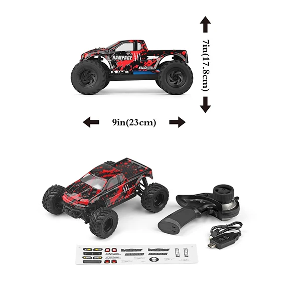 HBX 18859E 1:18 RC Car High-speed Electric Racing Car 4WD Off-road Vehicle for Kids M09