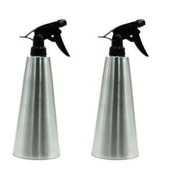 

2Pcs Stainless Steel Watering Can Watering Pot Oil Spray Bottle Sprayer for Kitchen Tool Gardening