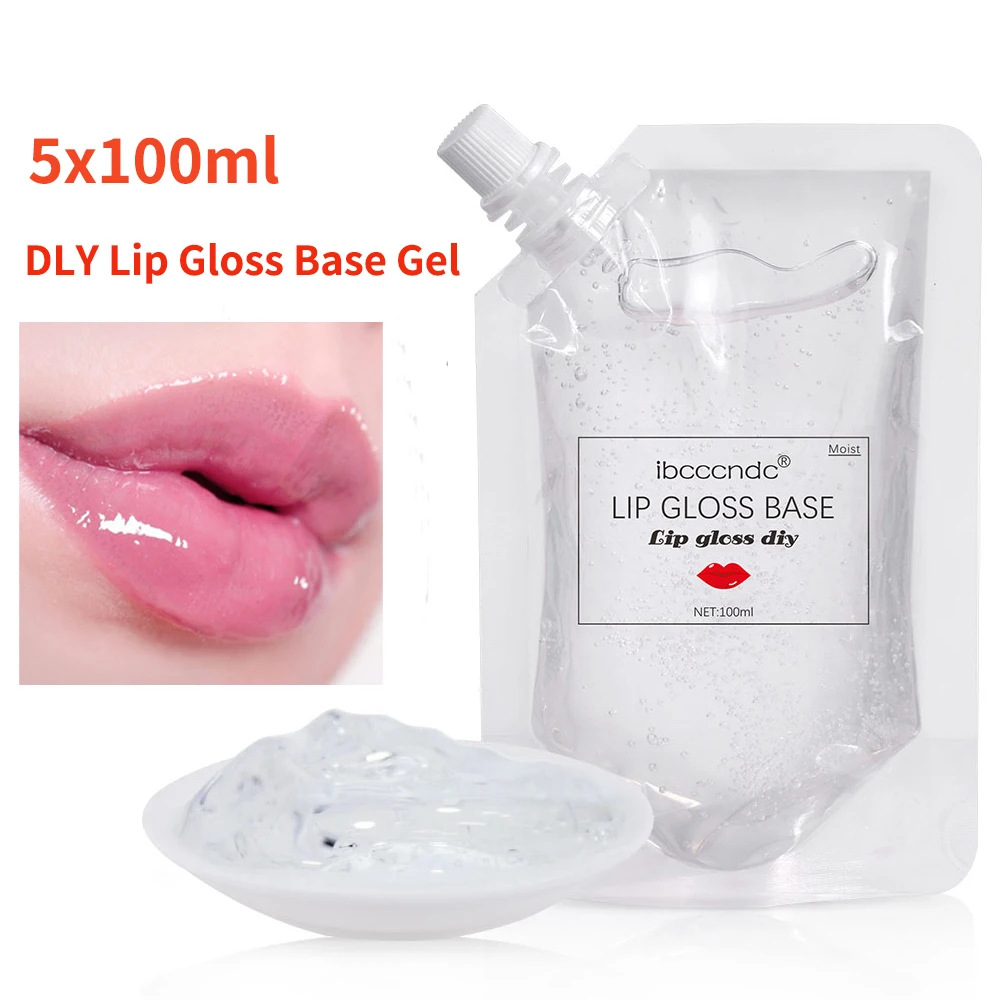 500ML Moisturizing Clear Lip Gloss Base Oil Non Stick DIY Lip Stick Raw