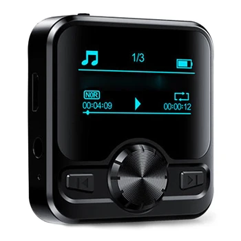 

Mini MP3 Player Portable Digital Music Player FM Radio Support BT Function with 3.5mm earphone Metal Rechargeable Battery
