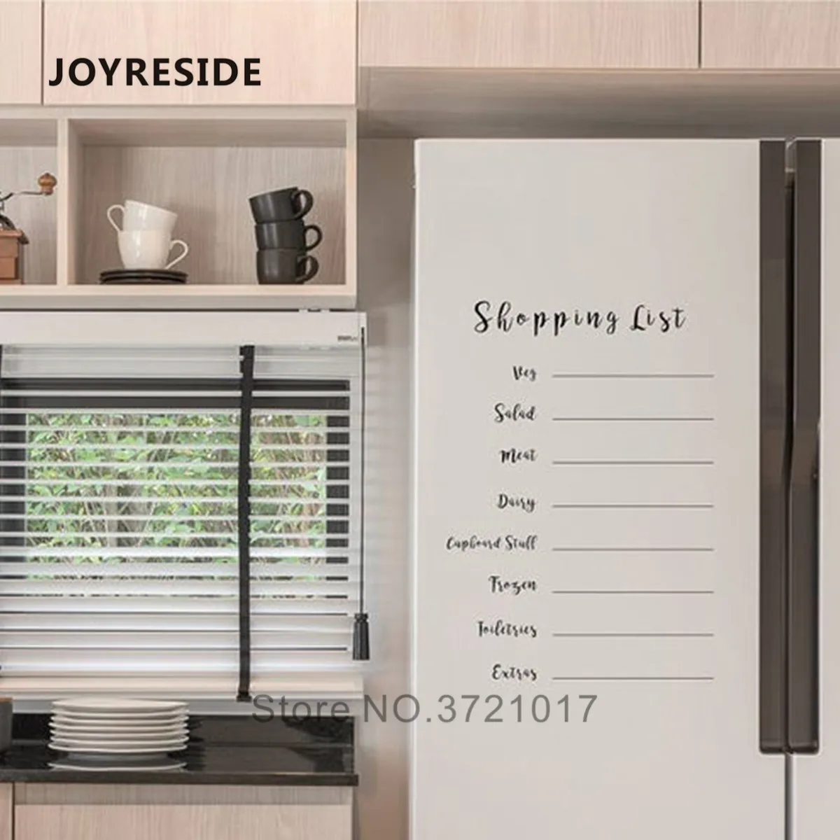 Joyreave список покупок Декор холодильника виниловые наклейки на стены дома сладкий