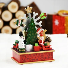 Рождественская музыкальная шкатулка рождественские украшения для дома Детский Рождественский подарок adornos de navidad подарок на день рождения счастливого Рождества