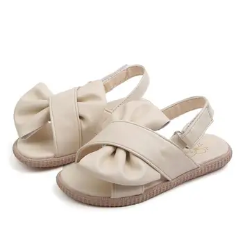 

Newest Summer Kids Shoes 2020 Fashion Leathers Sweet Children Sandals For Girls Toddler Baby Breathable Hoolow Out Bow Shoes
