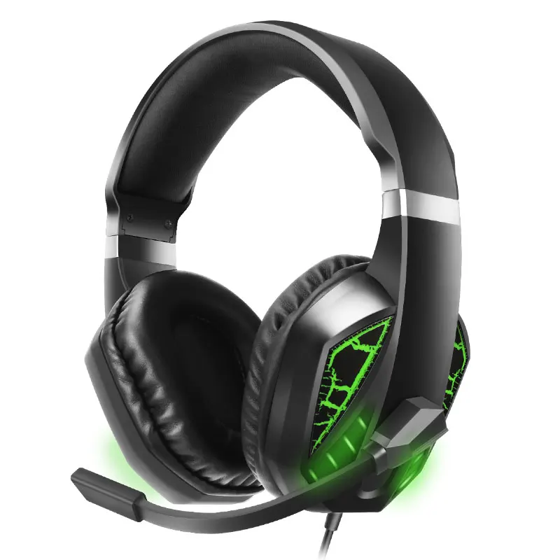 Professional Led Light Gamer Headset for Computer PS4 Gaming Headphones Adjustable Bass Stereo PC Wired Headset PS4 headphones