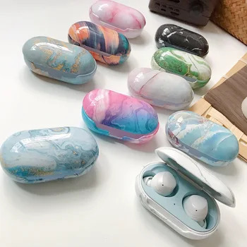 

For Samsung Galaxy Buds Plus Protector Cover Accessories Headphone Case For Samsung Galaxy Buds Plus Luxury Marble Earphone Case