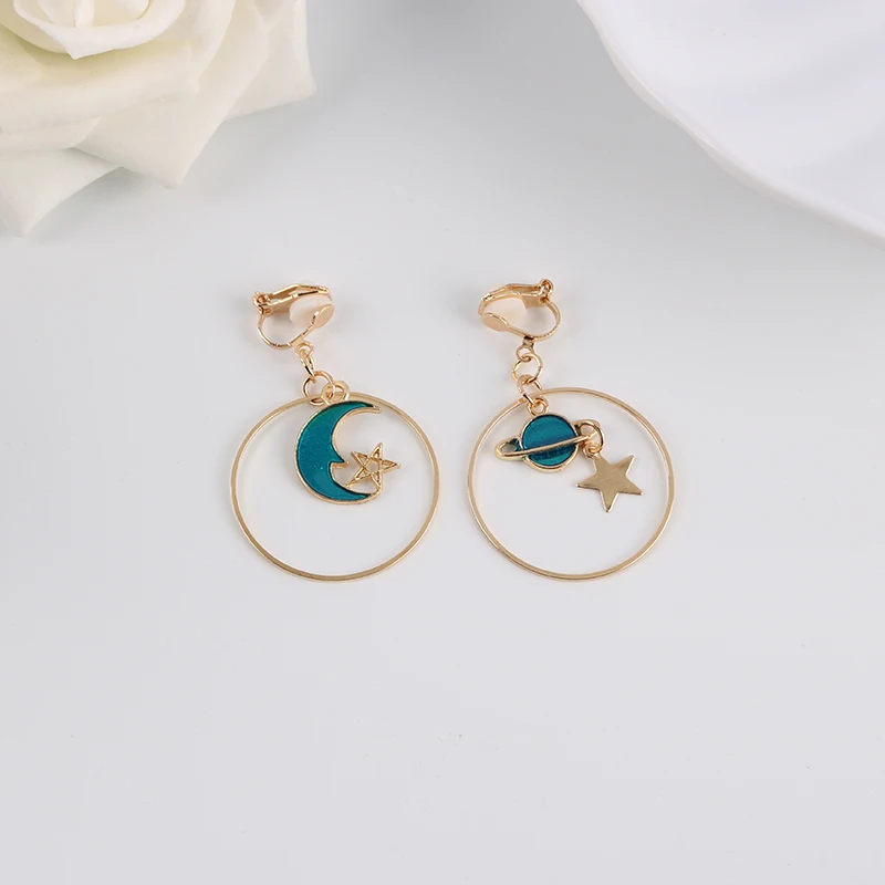 Ear Clip Earrings For Girl Women Party Gift