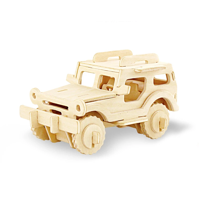 3D DIY деревянная игрушка-головоломка военная серия модель танка набор креативные собранные образовательные игрушки-пазлы подарки для детей