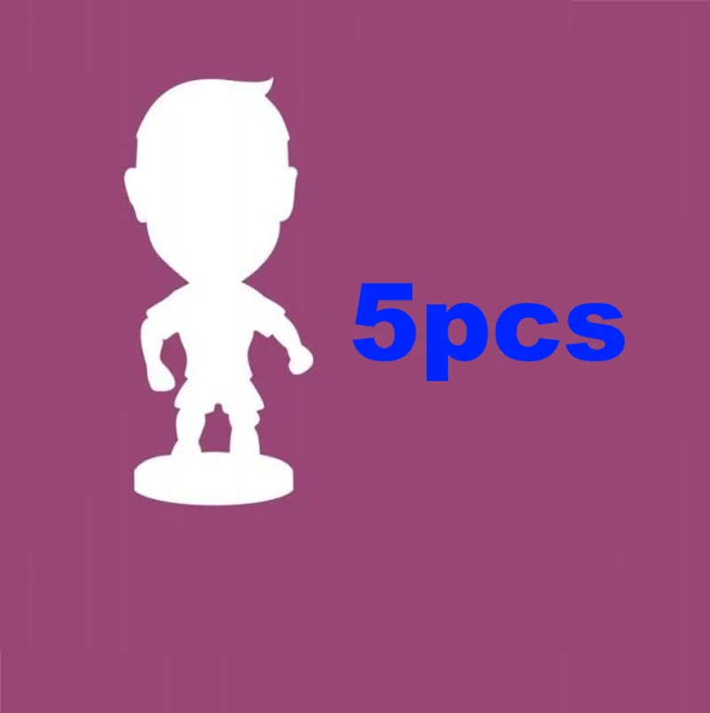 1 шт. куклы сборной Роналду Месси, Неймар Бекхэм 2," фигурка игрушки - Цвет: Choice 5pcs