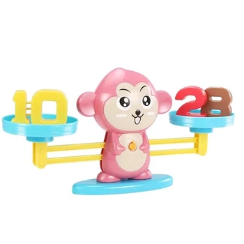 

Monkey Balance Toys Early Learning Puzzle Enlightenment Digital Addition and Subtraction Toys Balance Desktop Game Toys