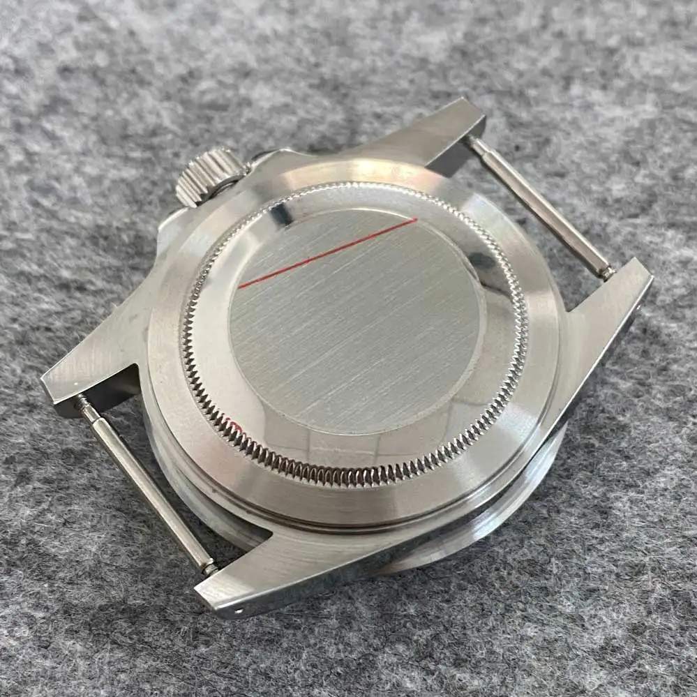 39.5mm Retro Stainless Steel Watch Case Flat Mirror Sapphire Glass Watch Accessories Suitable for NH35/NH36 Movement 120 Click watch dial accessories,watch face accessories