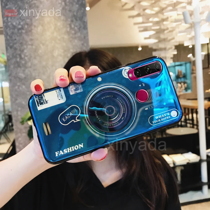 02 Крышка чехол для huawei Honor 9X Премиум чехол Роскошный Камера мягкий бампер из силикона и ТПУ с цветочным узором оболочки coque - Цвет: 02