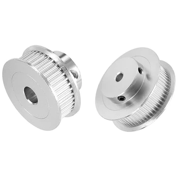 

4x GT2 Pulley 60 Teeth Bore 5mm 60T Timing Pulley Synchronous Wheel Aluminum & 4x 40T GT2 Timing Pulley Bore 5mm