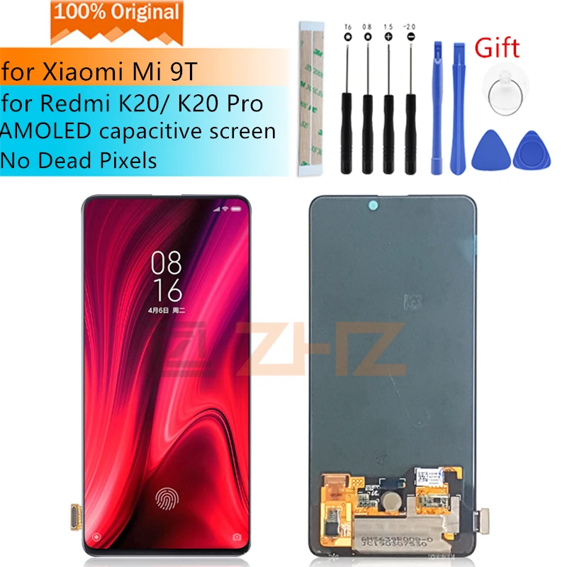  Original Amoled for Xiaomi Mi 9T lcd display Touch Screen Digitizer assembly for Redmi K20 LCD K20 