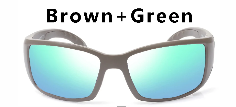 580P Blackfin поляризационные солнцезащитные очки мужские брендовые дизайнерские винтажные Квадратные Солнцезащитные очки для вождения очки спортивные очки для рыбалки UV400 Gafas - Цвет линз: C6