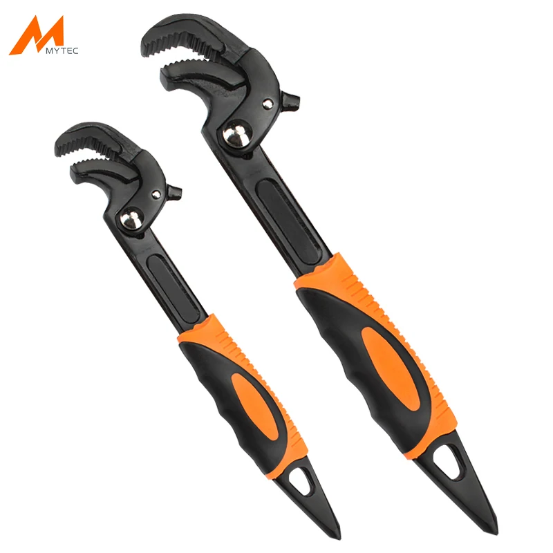

14" Multi-Function Fast Pipe and Nut Wrench Kit Tool Heavy Duty Carbon Steel Quick Torque Universal Adjustable 14-60mm Spanner