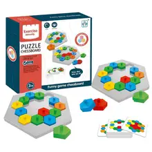 Jeu de Puzzle hexagonal, Tangram, casse tête, géométrie, logique, IQ, éducatif, cadeau pour tous les âges, défi