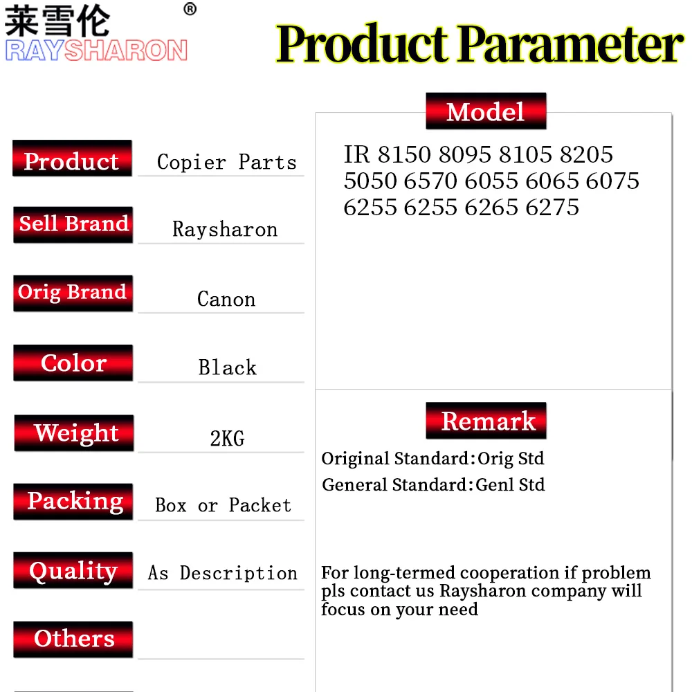 Description Picture 5 of itemFuser Upper Hot Roller Bushing Gasket Bearing Spring For Iconic Brand iR 6055/6065/6075/6255/6265/6275/6555/6565/6575/6755/6765/6780