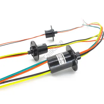 

High current slip ring 2/3/4/6/8 way 12/24 ring 5A ~ 50A brush conductive slip ring collector ring