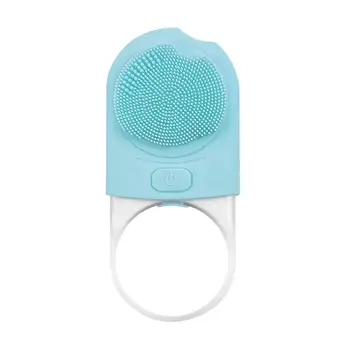 

Warm Magnetic Therapy Electric Silicone Cleansing Instrument Ultrasonic Vibration Wash Instrument Artifact