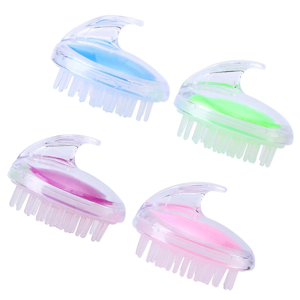 Professional Scalp Massaging Comb Silicone Scalp Massager Shampoo Brush, Shower Comb for Hair Growth Beard Pet Grooming