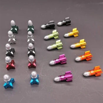

Fouriers Bike Valve Cap VL-PE006 Aluminum Alloy Tire America Valve Cap Bicycle Tire Covered Protector Bike Accessories