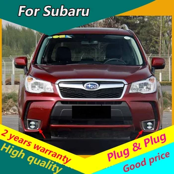 

KOWELL Car Styling Fog Lamp for Subaru BRZ XV Impreza Forester LED Fog Light Auto Angel Eye Fog Lamp LED DRL 2 function model